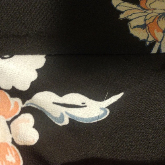 Torrid Multi-Color Floral Print Chiffon Skater Dress Size 14 - Picture 11 of 13